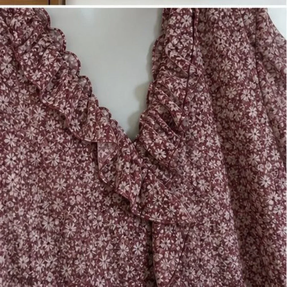 Lilac Peplum Top